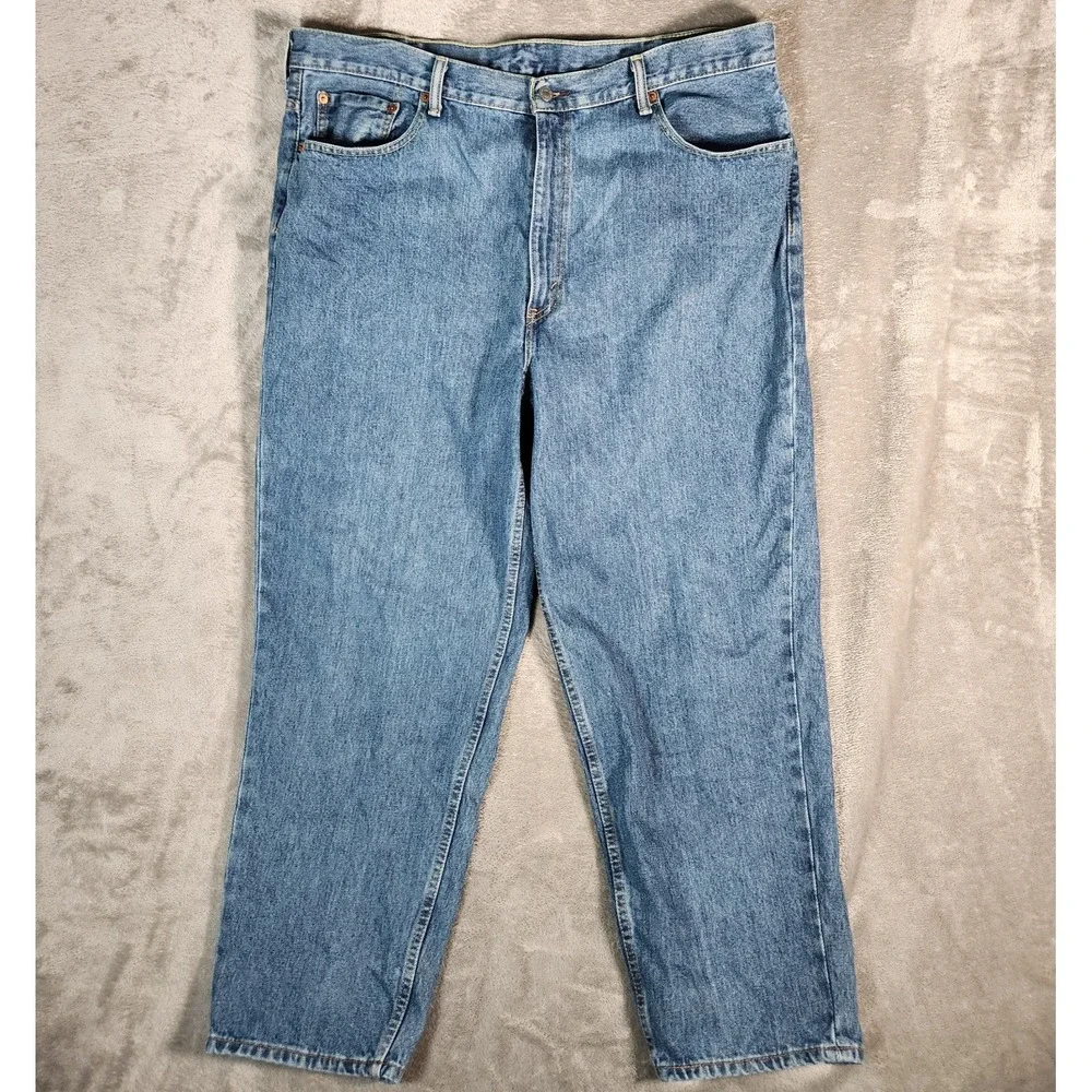 Levi's 560 Jeans‎ Men's 41X30 (Tag 42X30) Blue Light Wash Comfort Tapered